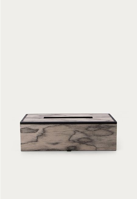 Rectangular Wooden Tissue Box 