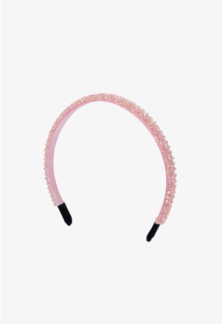 Sparkling Crystal Embellished Floral Headband