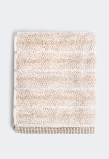 COTTON & LINEN DOBBY HAND TOWEL