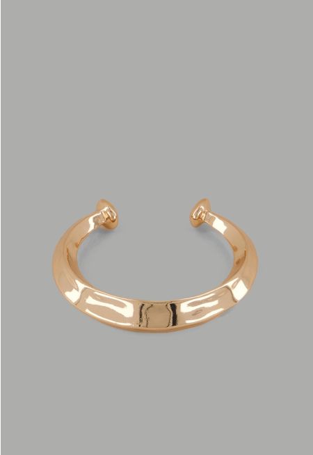 Metallic Open Bangle