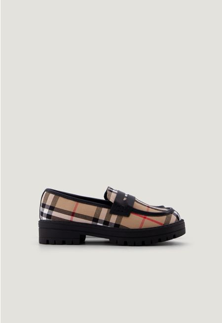 Checkered Loafers