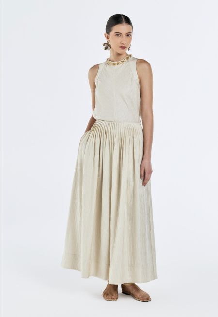 Textured Plisse Skirt- Ramadan Style