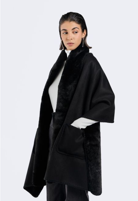 Double Face Fleece Winter Shawl