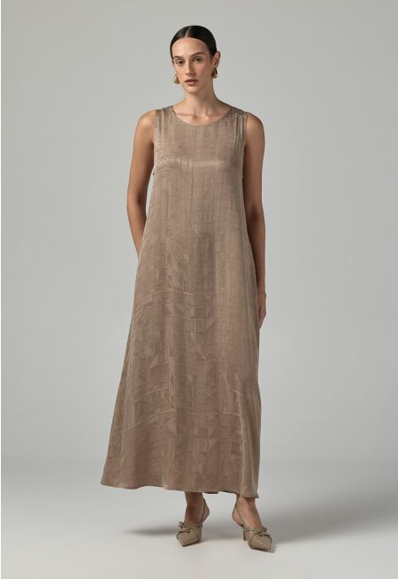 Sleeveless Texture Dress 