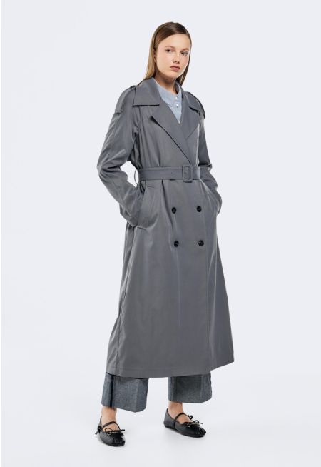 Double Breasted Trench Coat