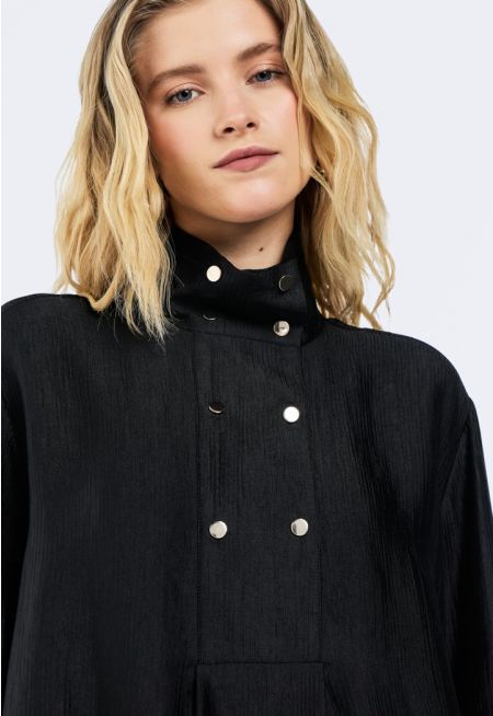 Solid Textured Blouse