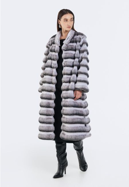 Faux Rabbit Hair Coat