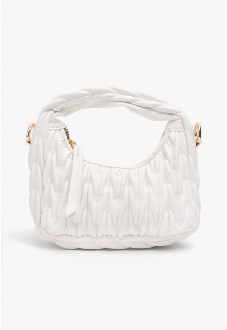 Mini Textured Shoulder Bag