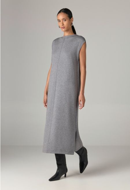 Sleeveless Knitted Maxi Dress