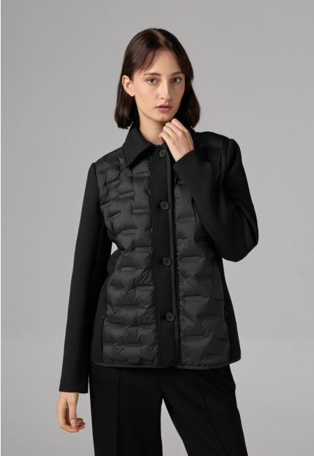 Long Sleeve Quilted Jacket