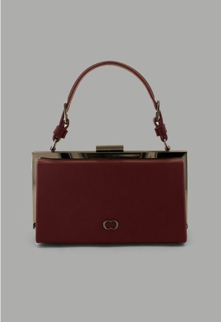 Solid Crossbody Clutch