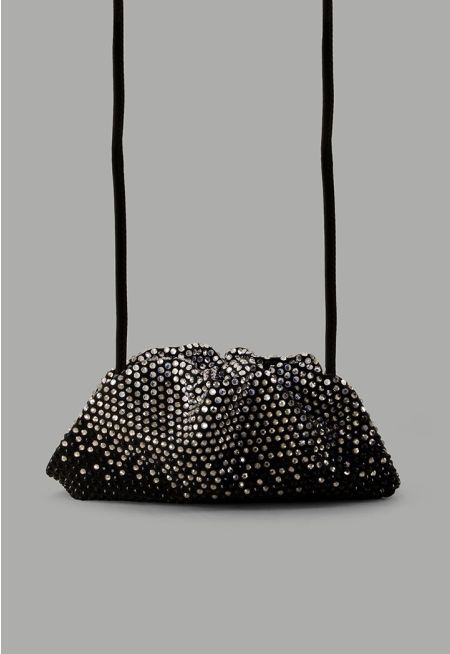 Rhinestones Encrusted Clutch
