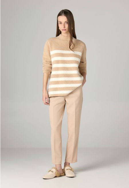 Basic High Waist Trousers