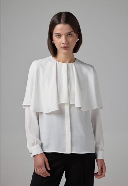 Solid Relaxed Fit Blouse