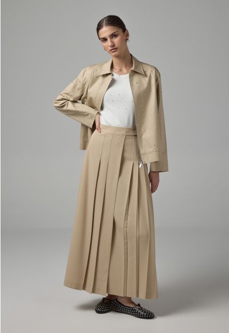 Single Tone Plated Skirt