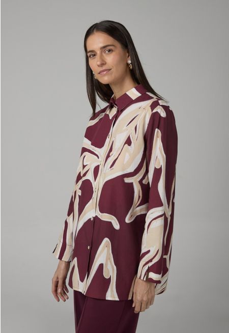 Long Sleeves Printed Shirt