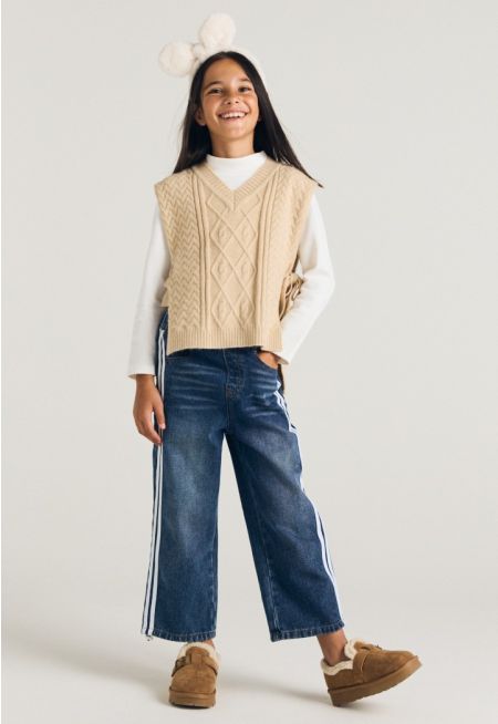 Side Stripes Denim Jeans