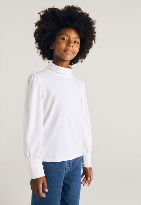Relaxed Sleeves Solid Top