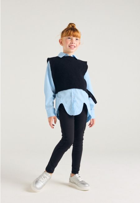 Fitted Solid Leggings