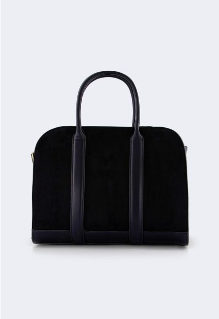 Iconic Suede Handbag