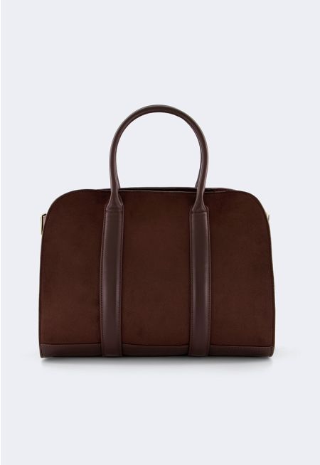 Iconic Suede Handbag
