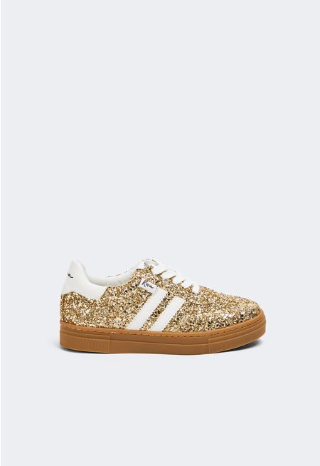 Glitter Embellished Sneakers