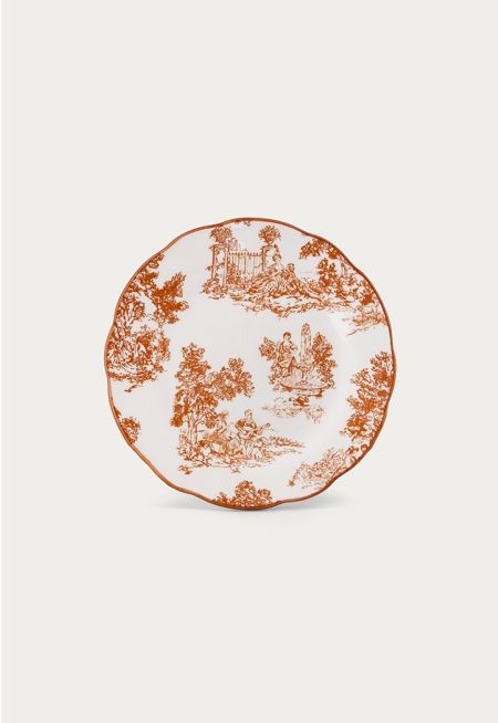 Porcelain Salad Plate 7.5 Inch Set Of 6 Pcs