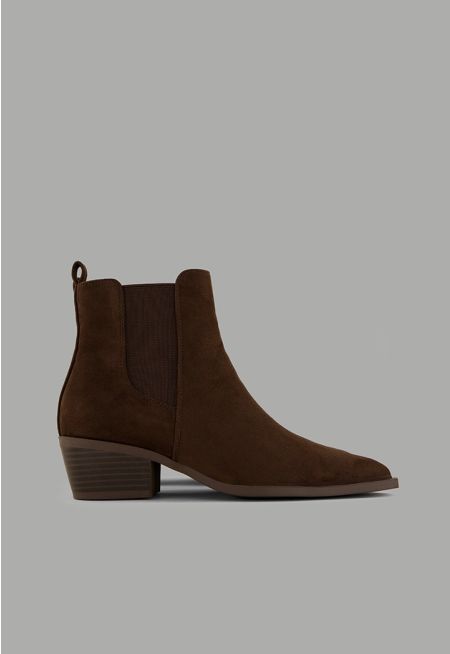 Suede Heeled Boots