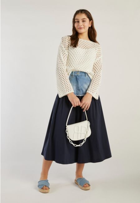 Modern Denim Skirt