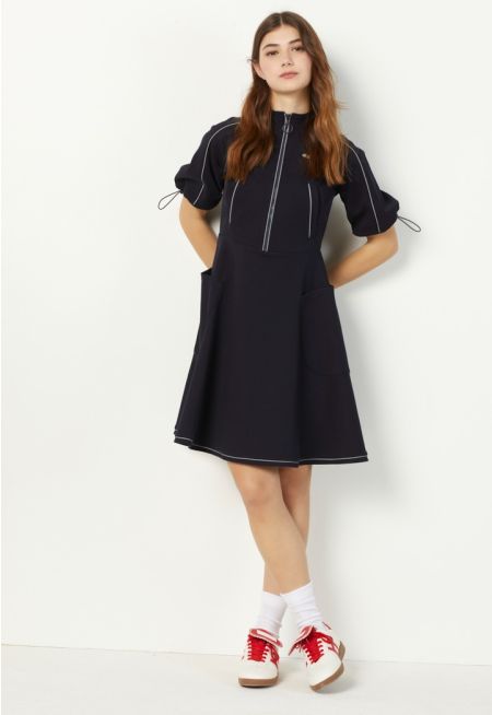 Zipped Sporty Dress