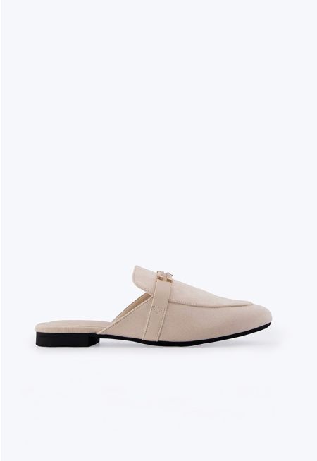 Classic Suede Flat Mules