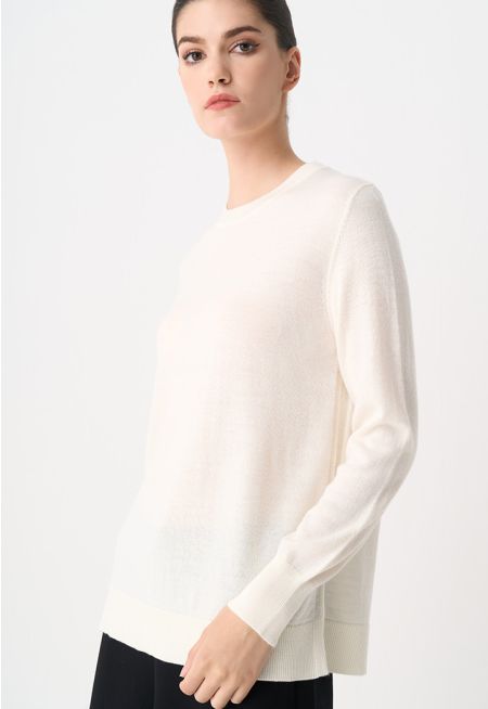 Long Sleeve Knitted Basic Blouse
