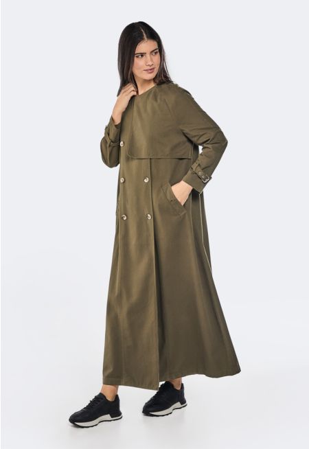  Double Breasted Trench Coat