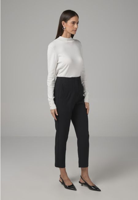 Basic High Waist Trousers