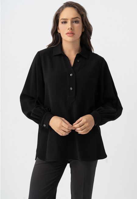 Single Tone Long Sleeves Shirt