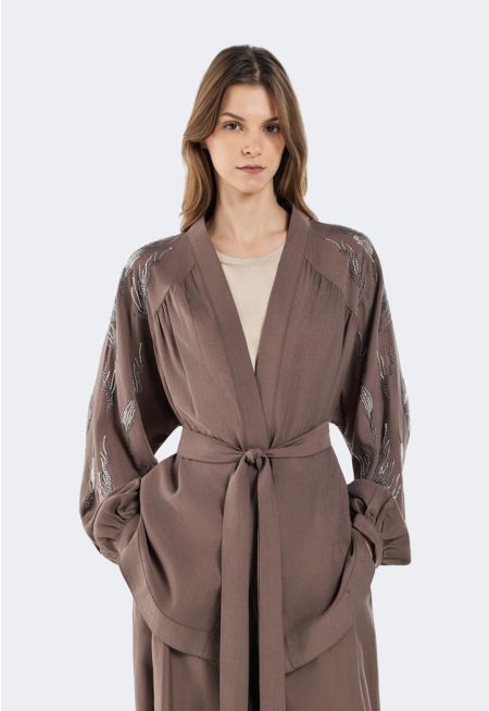 Beaded Belted Kimono