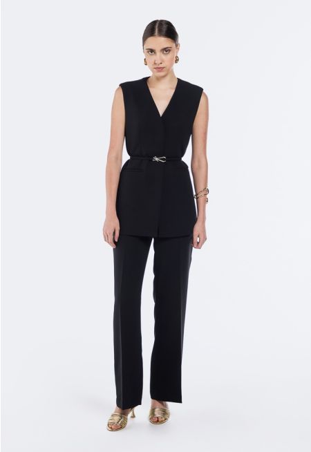 Straight Cut Formal Trousers