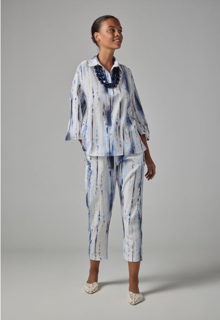 Relaxed Fit Printed Trousers