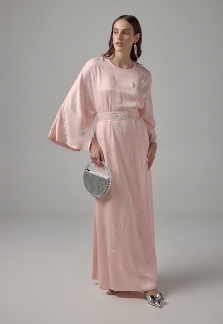 Crystal Embellished Maxi Dress