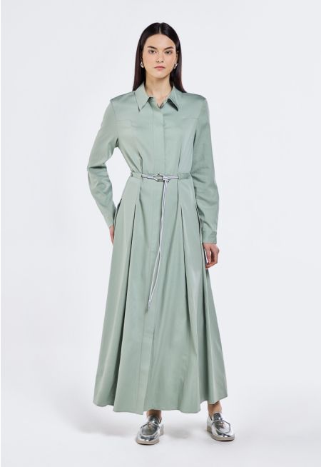 Belted Maxi Dress