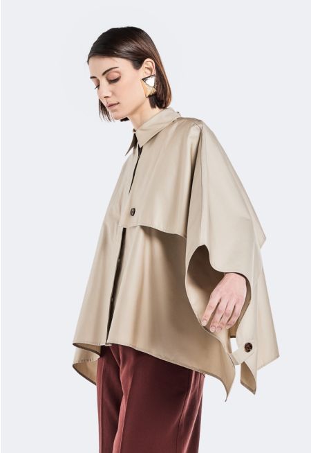 Button Up Poncho