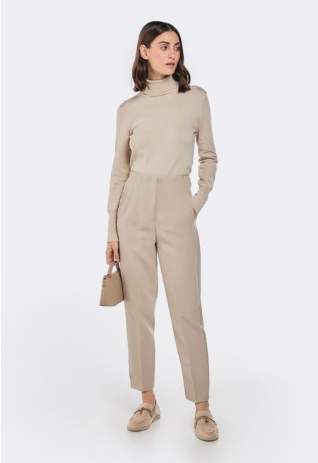 Seam Detail Slim Fit Trousers