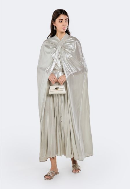 Solid Metallic Foil Cape