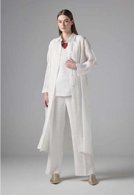 Long Sleeve Basic Shirt Dress