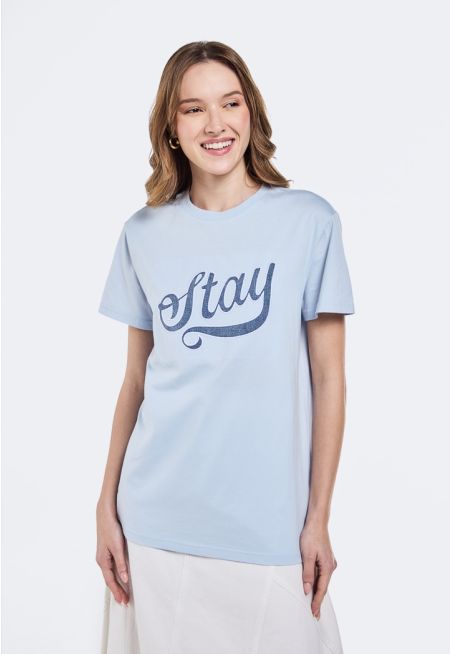 Embroidered Patch T-Shirt