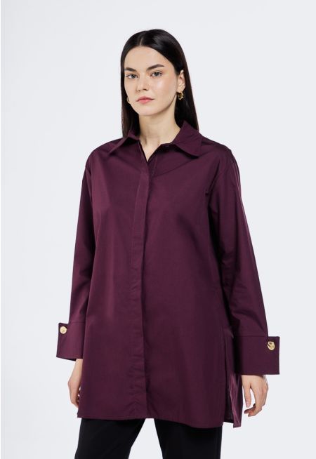 Shirt With Decorative Cuff