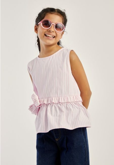 Striped Sleeveless Top