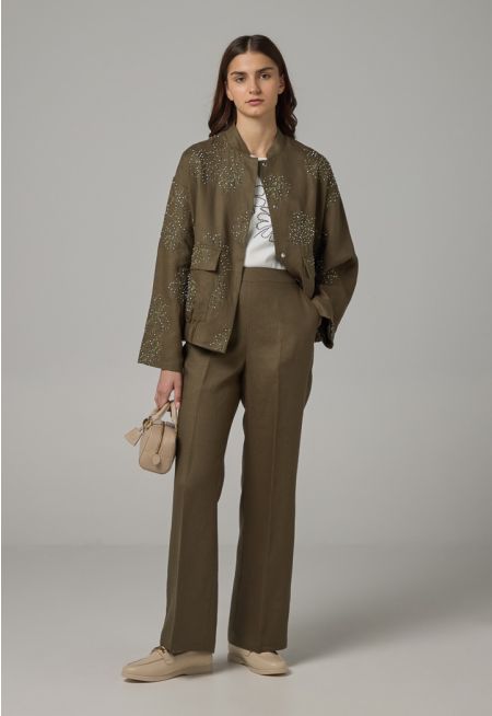 Basic Wide Leg Trousers