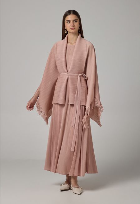 Sleeveless Pleated Maxi Dress