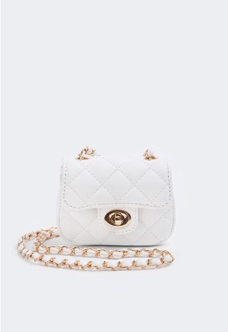 Mini Quilted Crossbody Bag